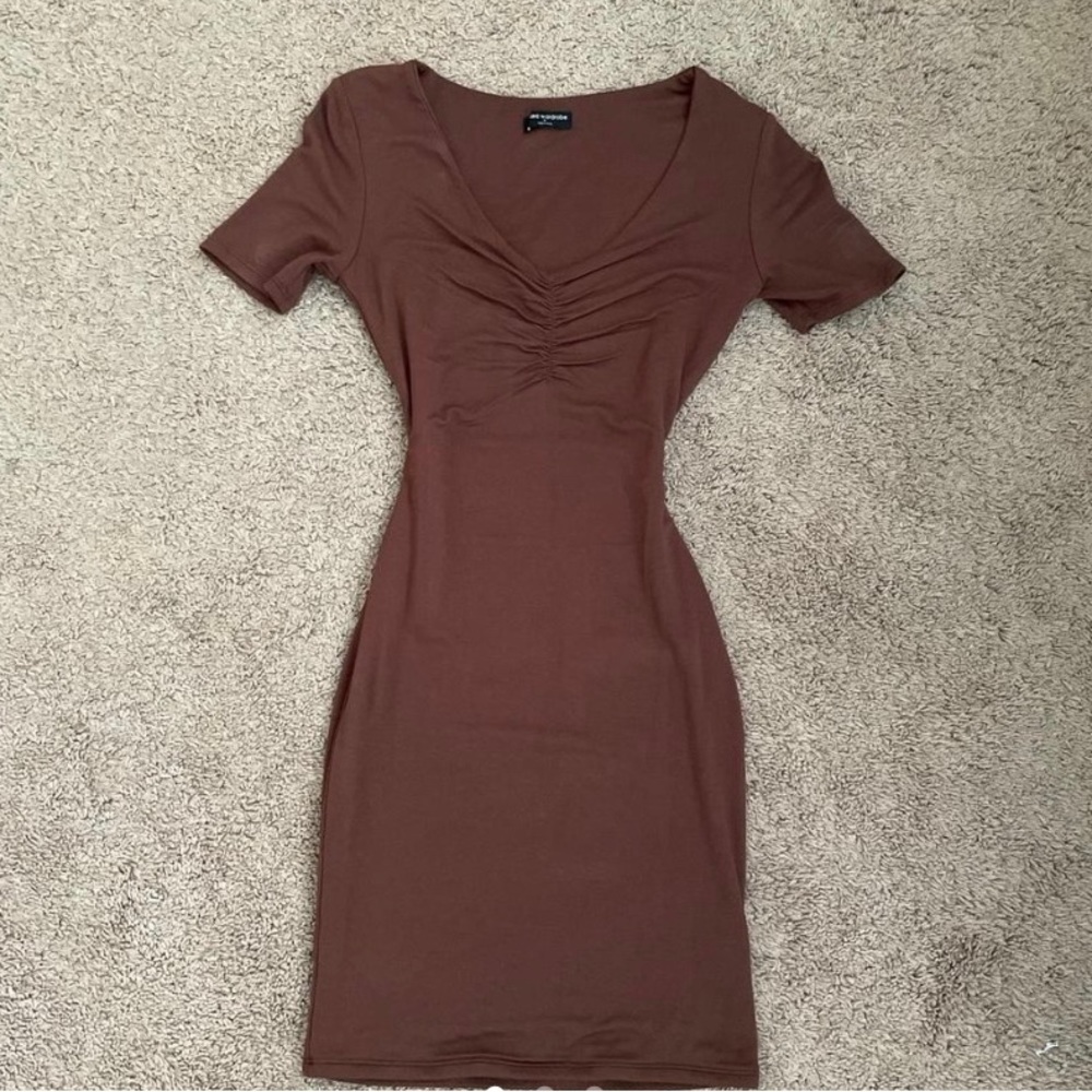 Naked wardrobe NW cinched mini dress